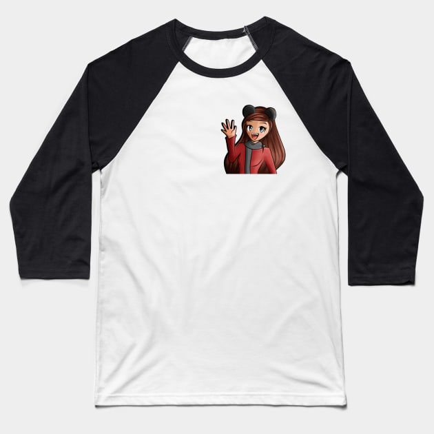 GhostlyMango Hi Emote! Baseball T-Shirt by GhostlyMango